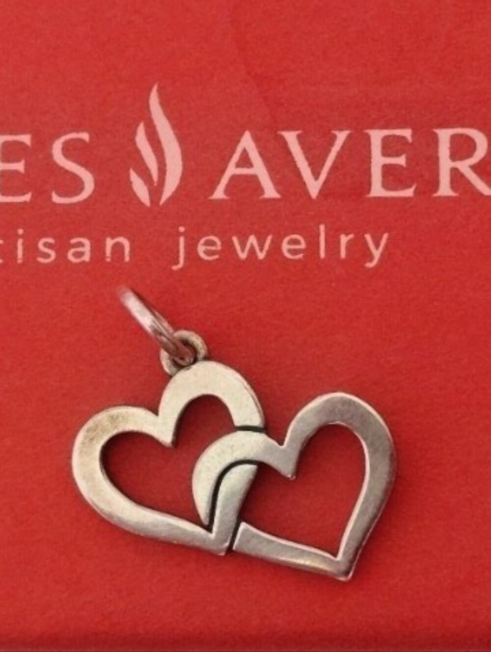 James Avery Retired Cupids Heart Charm *Uncut Loop* no longer available, rare.